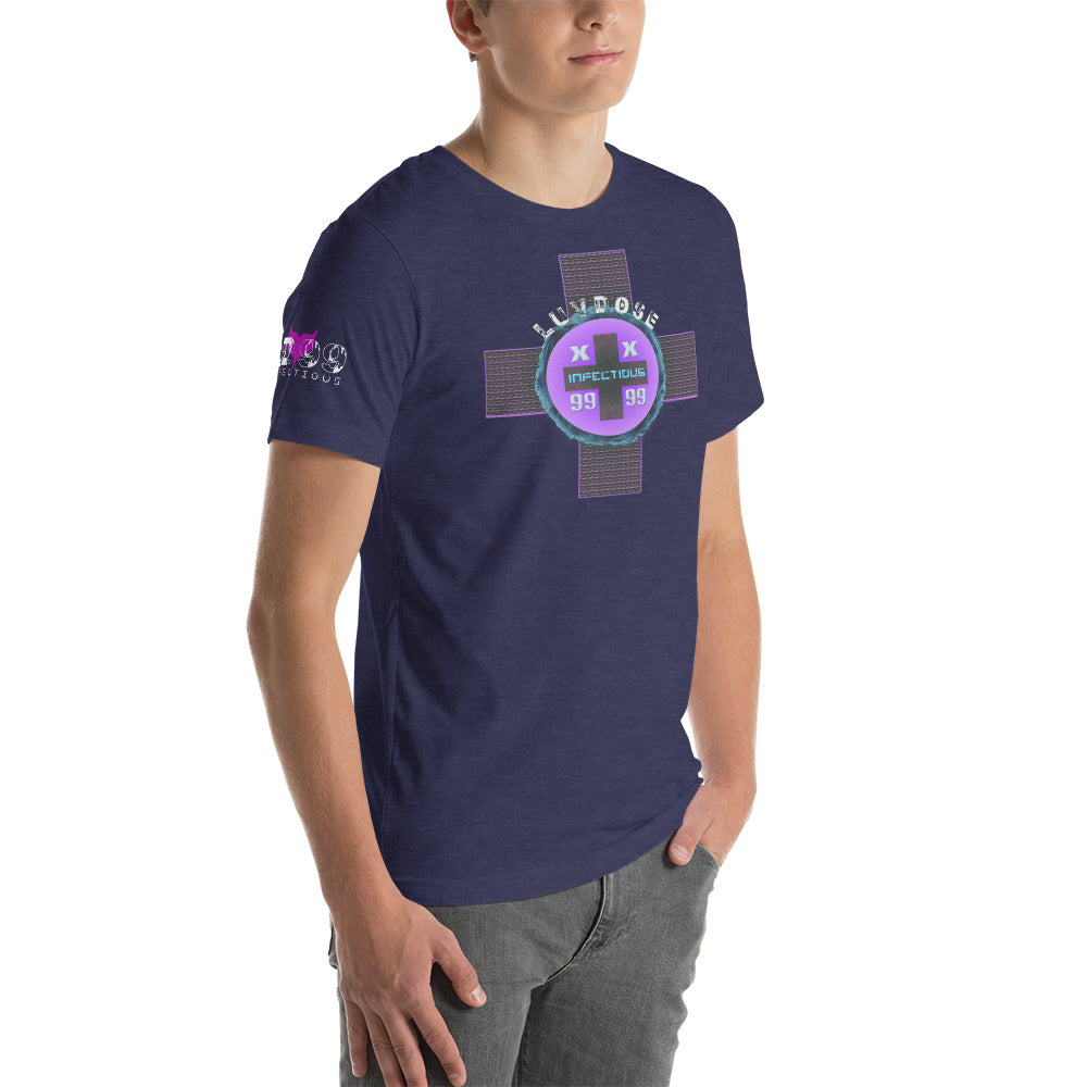 LUVDOSE 99: INFECTIOUS CROSS - Unisex t-shirt