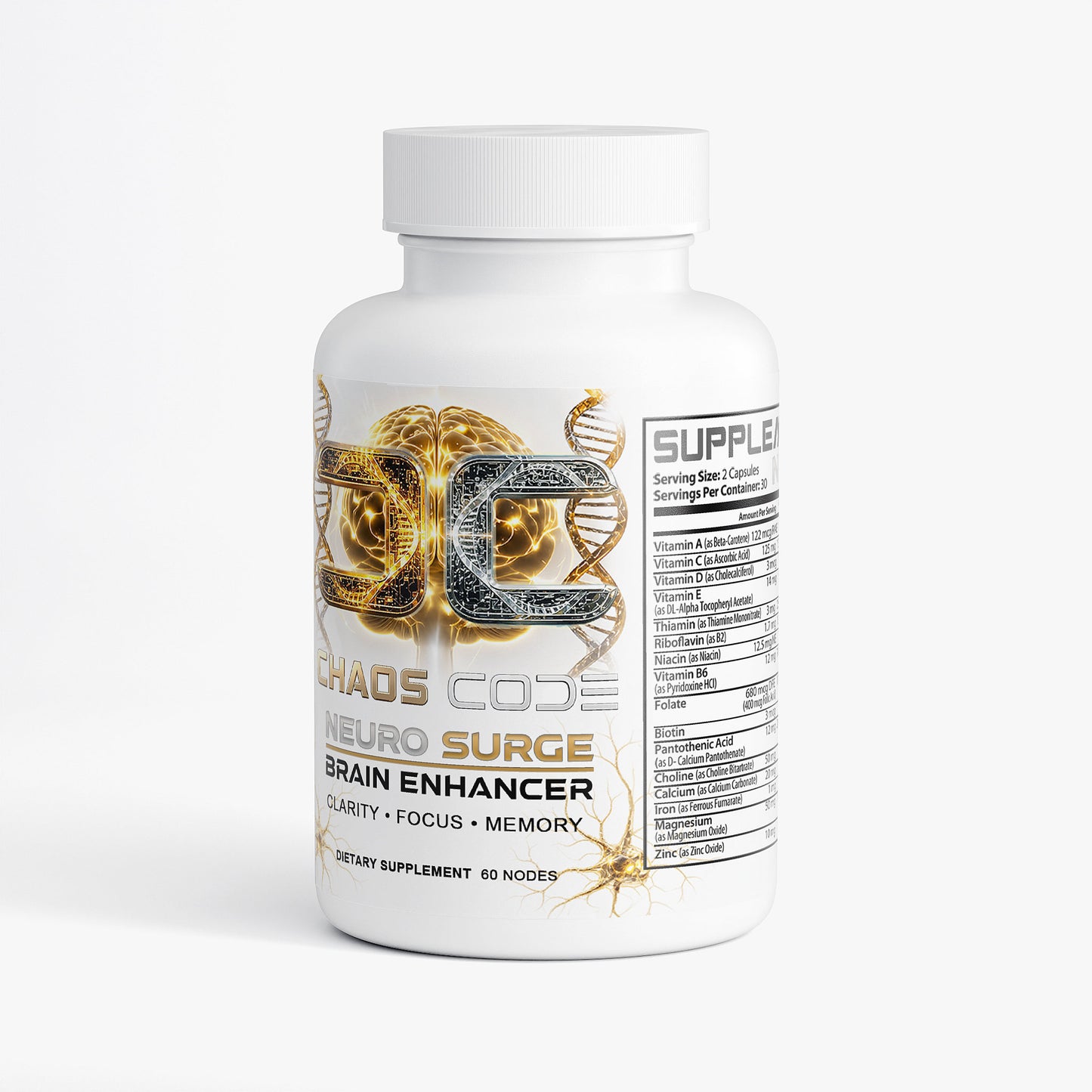 NEURO SURGE - BRAIN & FOCUS ENHANCER - NOOTROPICS
