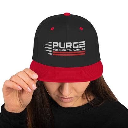 PURGE: YOU KNOW YOU WANT TO - Snapback Hat