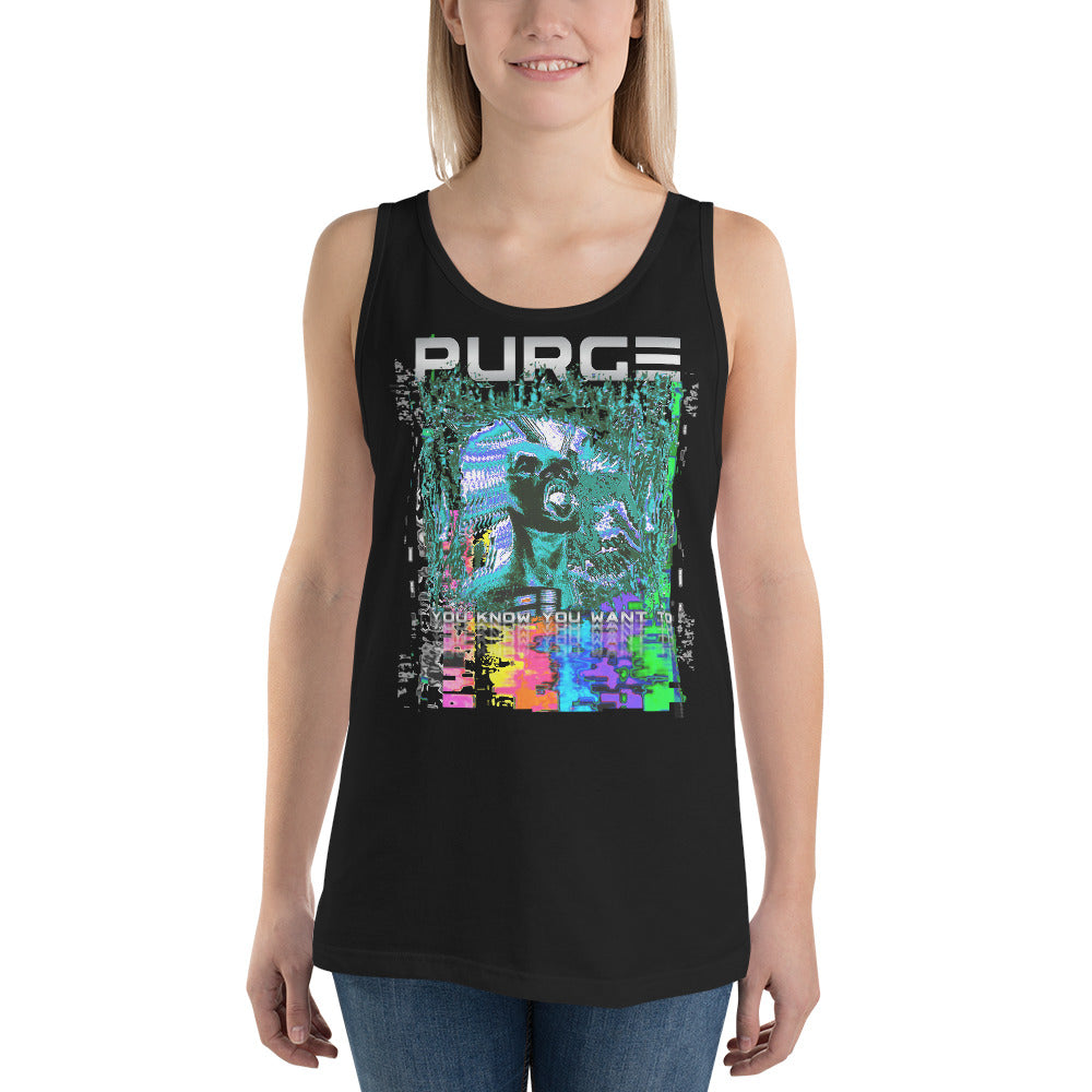 PURGE: YOU KNOW YOU WANT TO - Unisex Tank Top