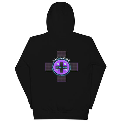 LUVDOSE 99: INFECTIOUS PURPLE HEART - Unisex Hoodie