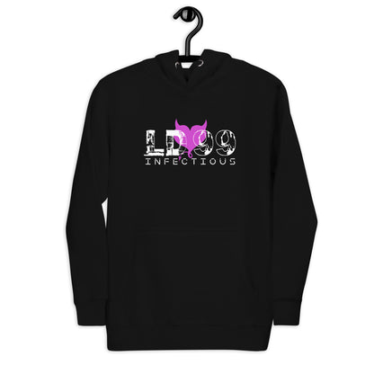 LUVDOSE 99: INFECTIOUS PURPLE HEART - Unisex Hoodie