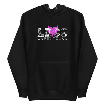 LUVDOSE 99: INFECTIOUS PURPLE HEART - Unisex Hoodie