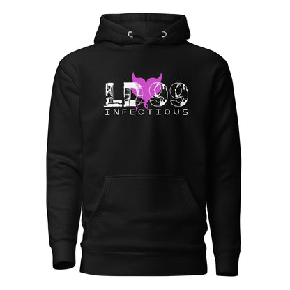LUVDOSE 99: INFECTIOUS PURPLE HEART - Unisex Hoodie