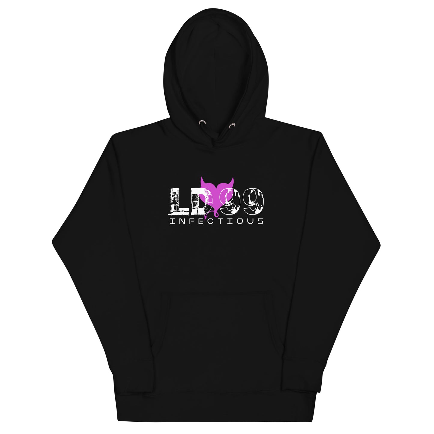 LUVDOSE 99: INFECTIOUS PURPLE HEART - Unisex Hoodie