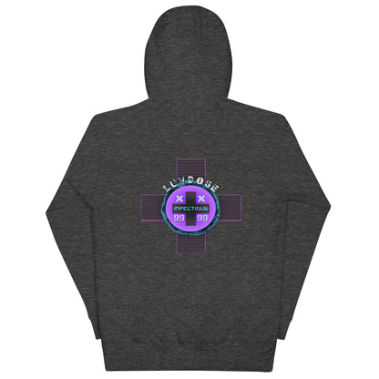LUVDOSE 99: INFECTIOUS PURPLE HEART - Unisex Hoodie