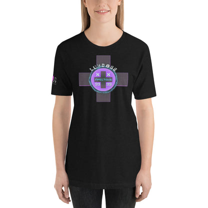 LUVDOSE 99: INFECTIOUS CROSS - Unisex t-shirt