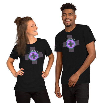 LUVDOSE 99: INFECTIOUS CROSS - Unisex t-shirt