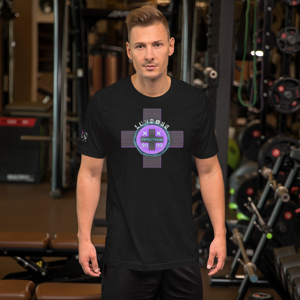 LUVDOSE 99: INFECTIOUS CROSS - Unisex t-shirt
