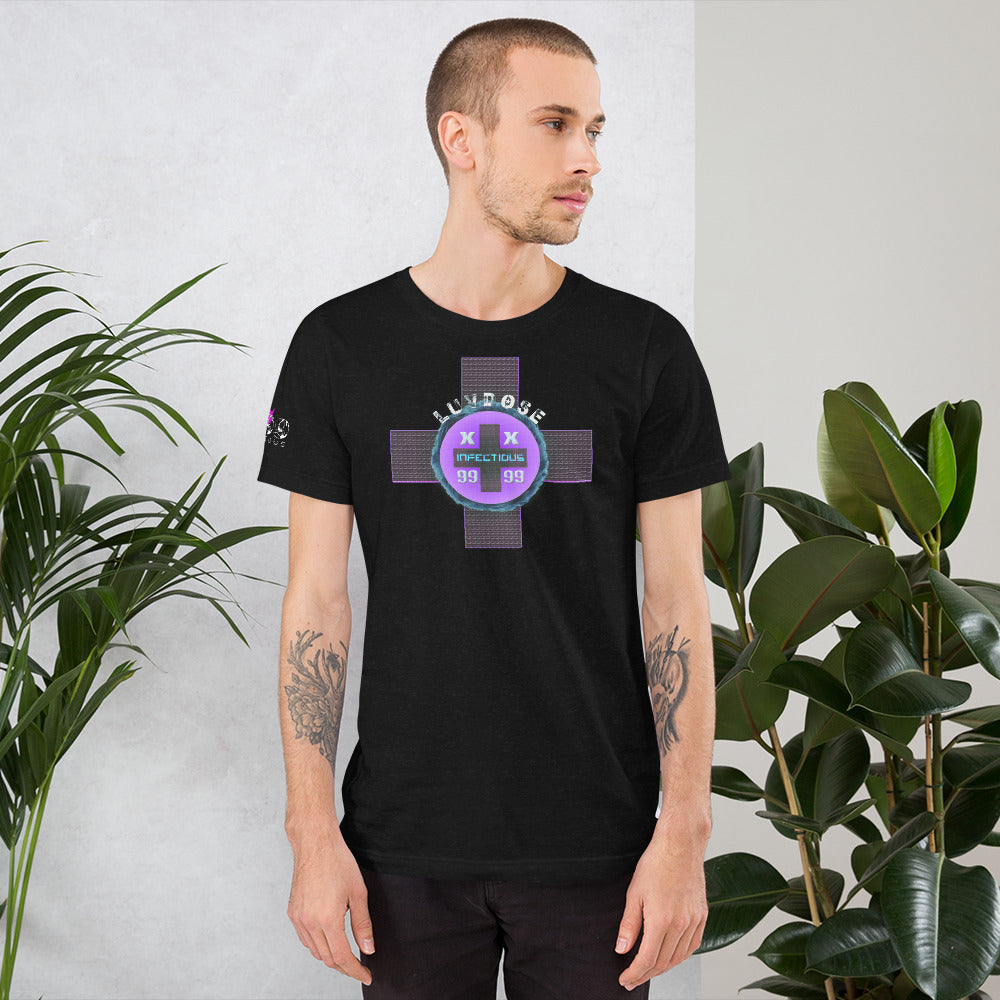 LUVDOSE 99: INFECTIOUS CROSS - Unisex t-shirt