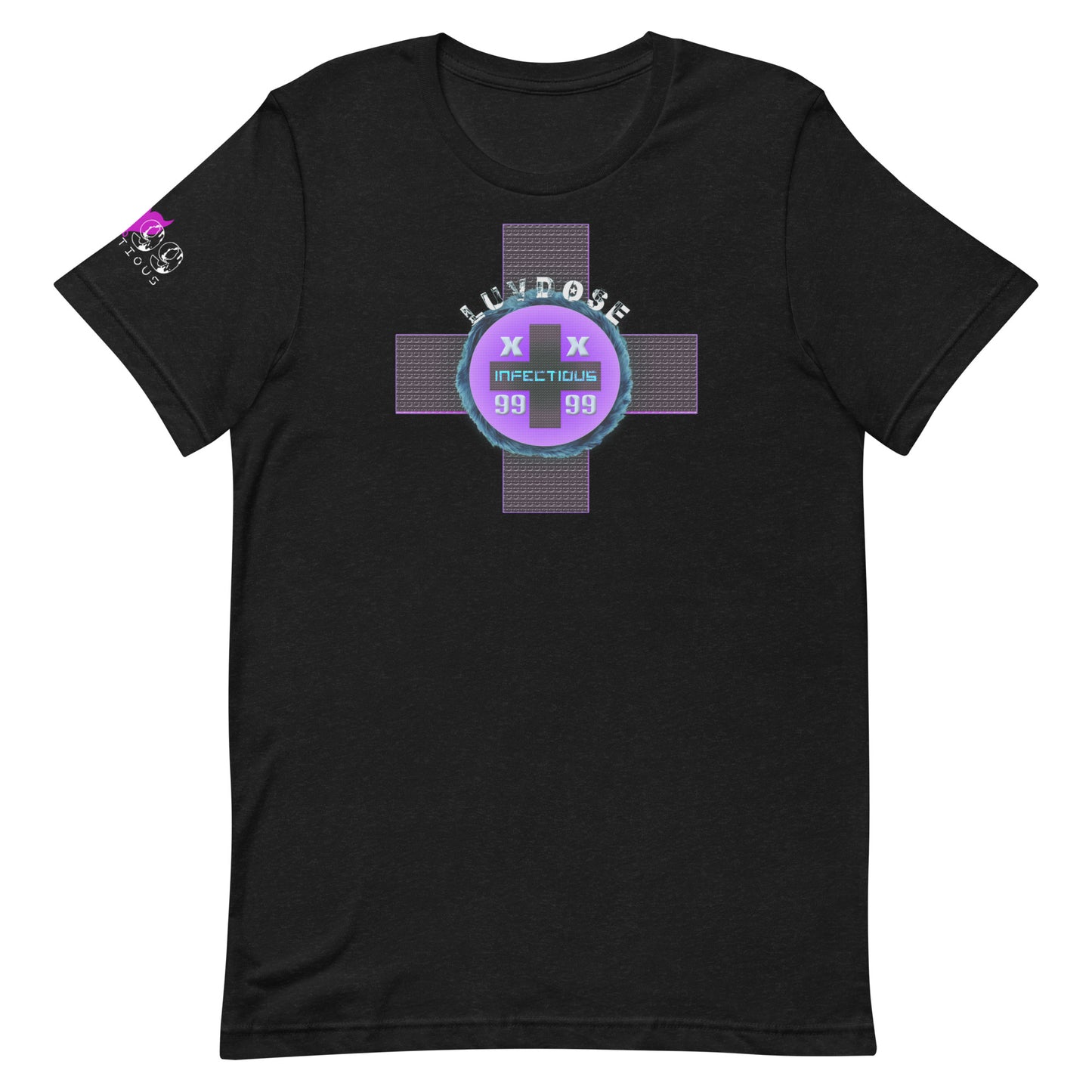 LUVDOSE 99: INFECTIOUS CROSS - Unisex t-shirt