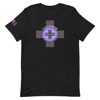 LUVDOSE 99: INFECTIOUS CROSS - Unisex t-shirt
