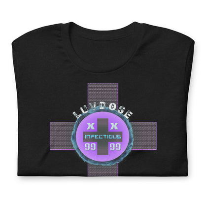 LUVDOSE 99: INFECTIOUS CROSS - Unisex t-shirt