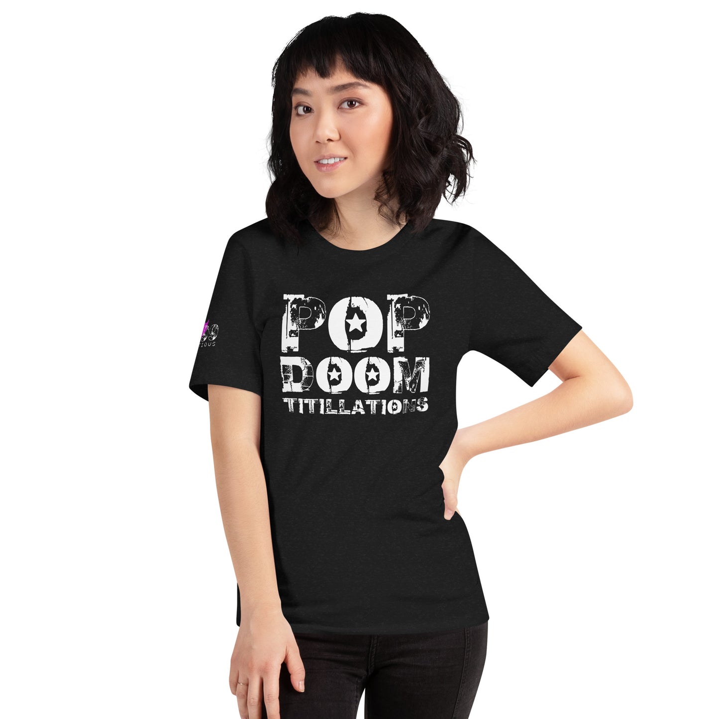 LUVDOSE 99: POP, DOOM TITILLATIONS - Unisex t-shirt