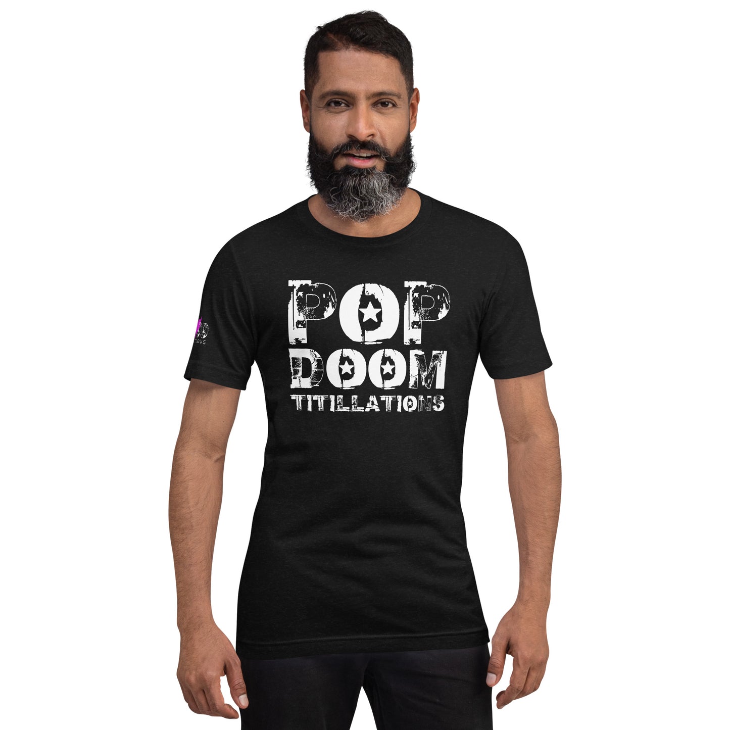 LUVDOSE 99: POP, DOOM TITILLATIONS - Unisex t-shirt