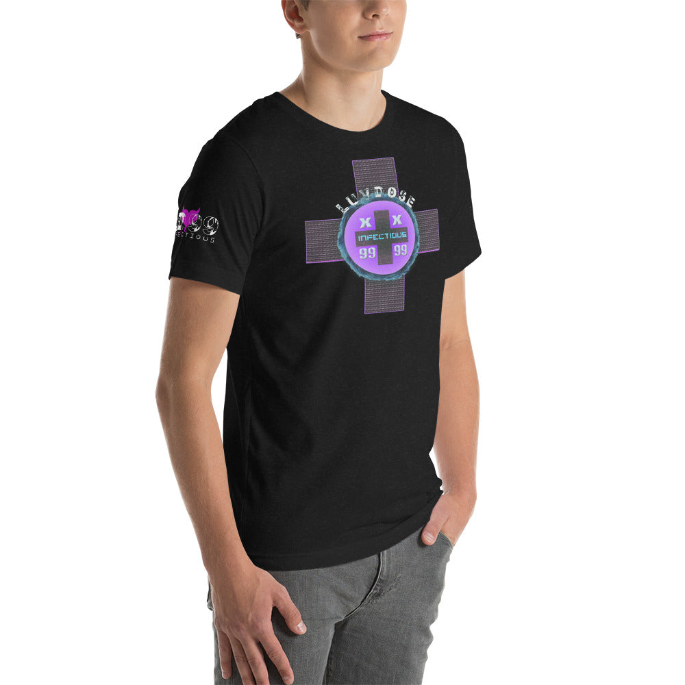 LUVDOSE 99: INFECTIOUS CROSS - Unisex t-shirt