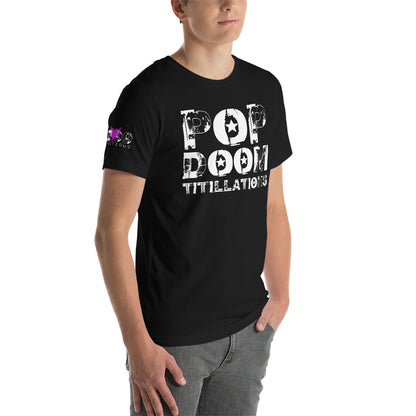LUVDOSE 99: POP, DOOM TITILLATIONS - Unisex t-shirt