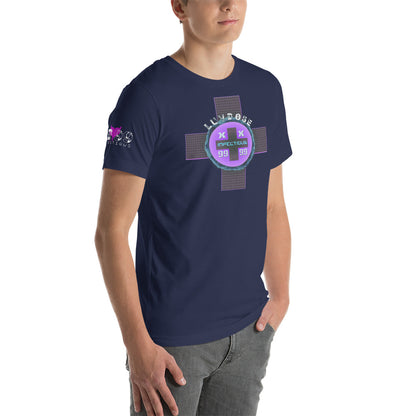 LUVDOSE 99: INFECTIOUS CROSS - Unisex t-shirt